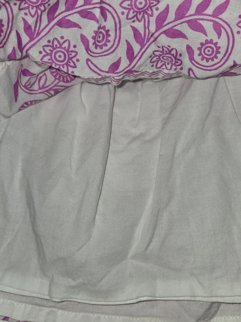 Carter's White Sundress with Pink Floral Print and Tie Straps SZ 18M